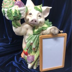 Fits& Floyd Percy The Pig Menu Holder Shopping List