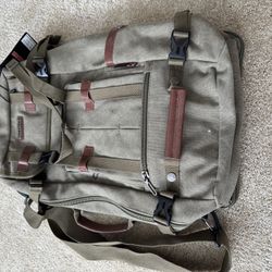 Witzman Canvas Messenger/backpack