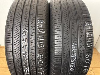 2 tires 245 60 18 Pirelli scorpion zero as high tread