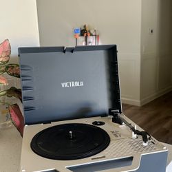 Victrola Re-Spin Sustainable Bluetooth Suitcase Record Player