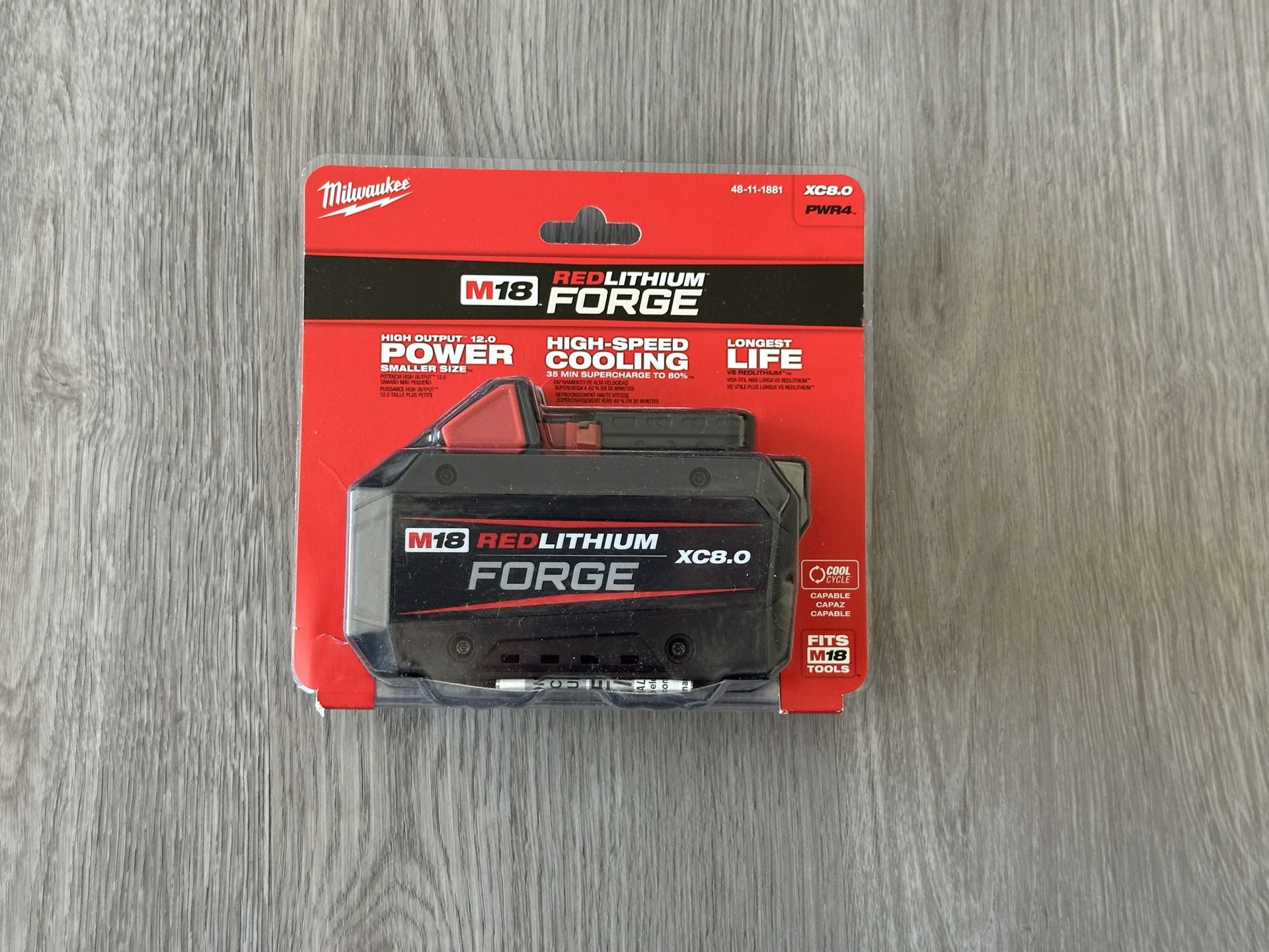 Milwaukee M18 Forge 8.0 Battery