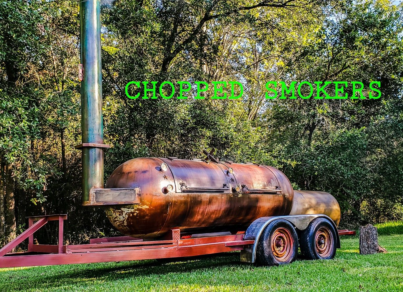 Propane tank BBQ pits