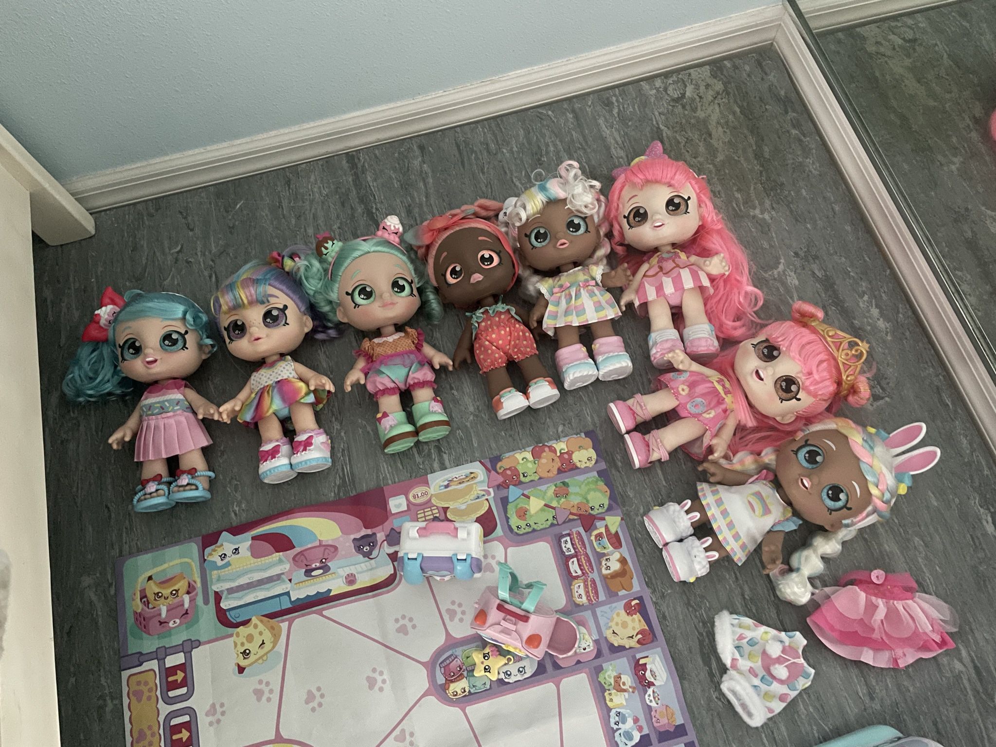 Kindi Kids Shopkins Doll Collection