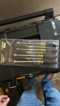seven piece, hollow shaft, nut driver set Klein tools seven piece, hollow shaft, nut driver set