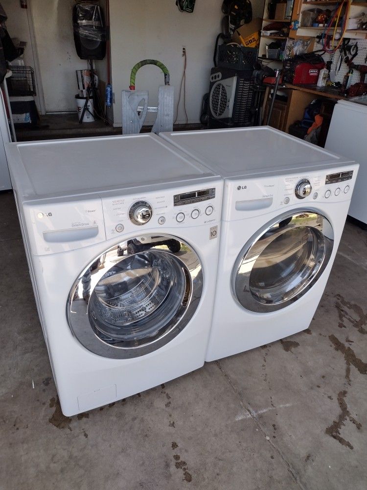 LG WASHER AND ELECTRIC DRYER Large Capacity 