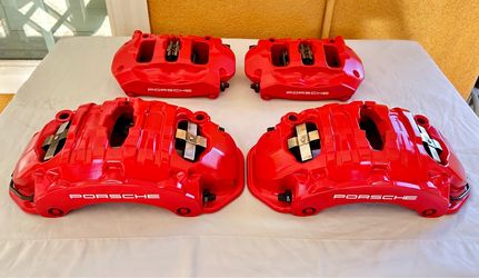 2011-18 Porsche Cayenne 958 / 92A chassis) Front-Rear Calipers Set 7P0615424 OEM