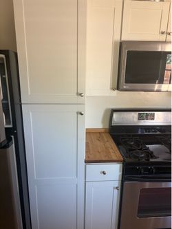 Whole stainless steel kitchen cabinets, sink , cabinets, stove dishwasher, refrigerator