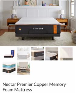 Nectar Premier Copper Memory Foam Mattress - King