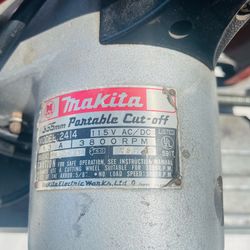 Akita 355mm portable cut off metal saw