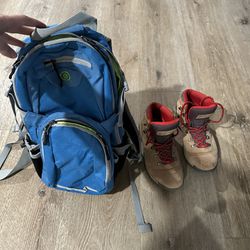 Hiking Backpack & Hiking Boots Bundle