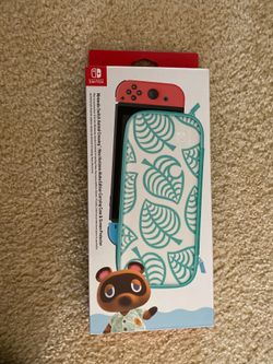 Nintendo switch animal crossing new horizons aloha edition carrying case with screen protector
