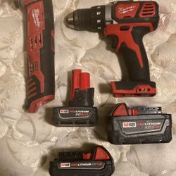 Milwaukee M18 & M12 Tools With Battery’s