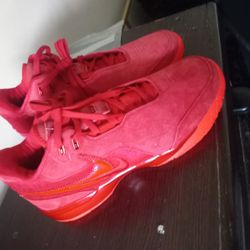 Nike Zoom Lebron NXXT Gen AMPD FJ1566-600 Red Basketball Shoes 