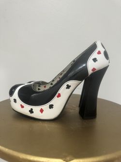 FunTasma Shoes Size 8 For Any Occasion -70’s/disco/halloween/alice In Wonderland/poker