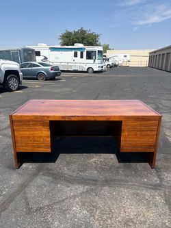 Real Wood 6ft Long Desk-$50