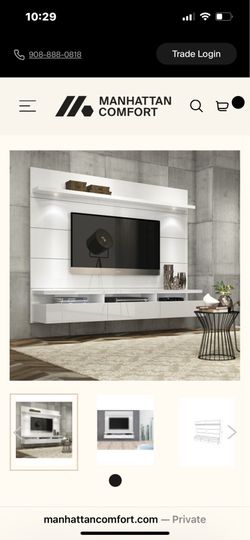 Wall mounted tv entertainment center