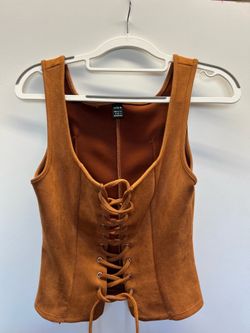 Suede top