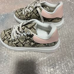 Snakeskin Sneaker 