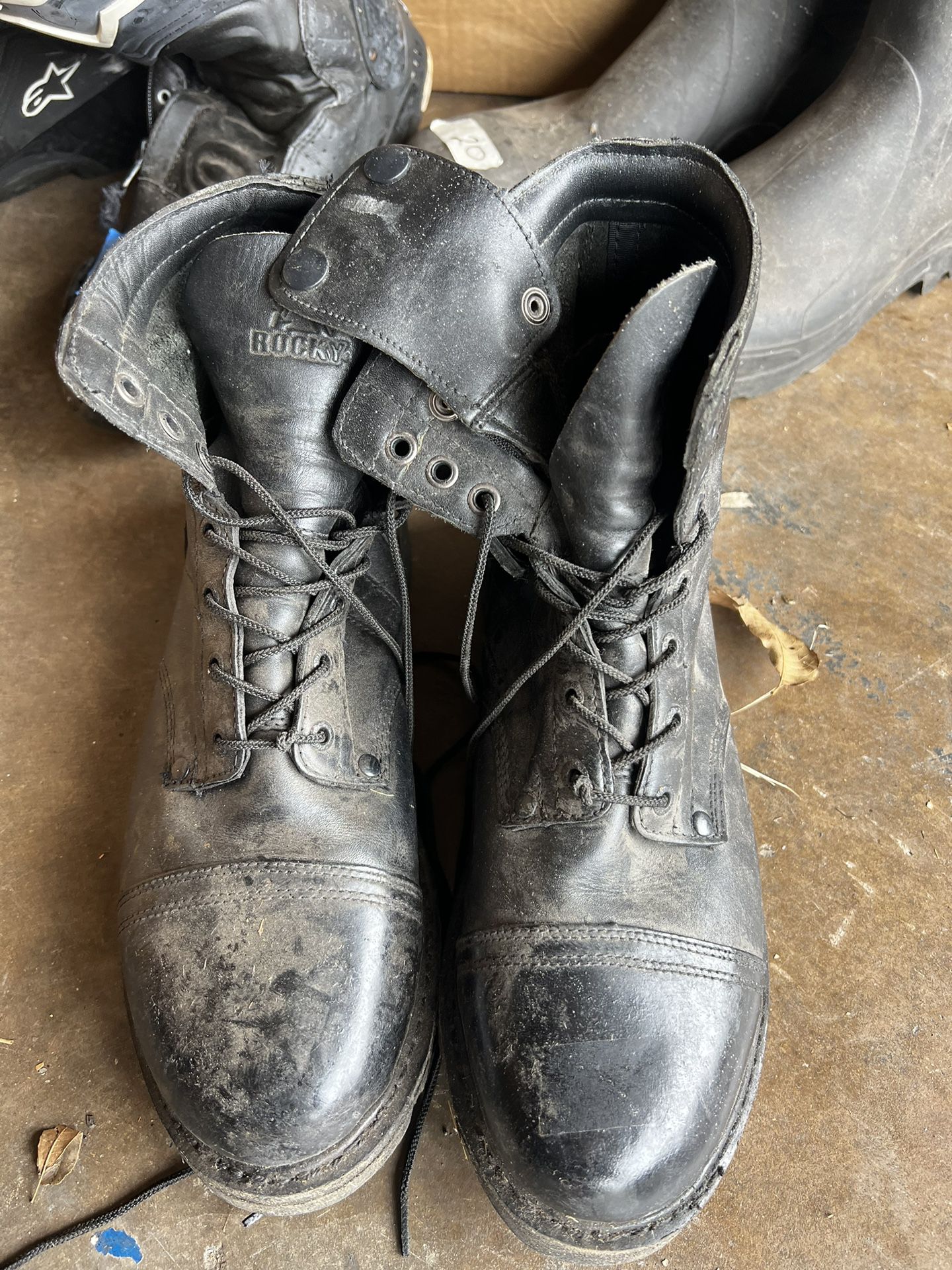 Steel Toe Combat Boots
