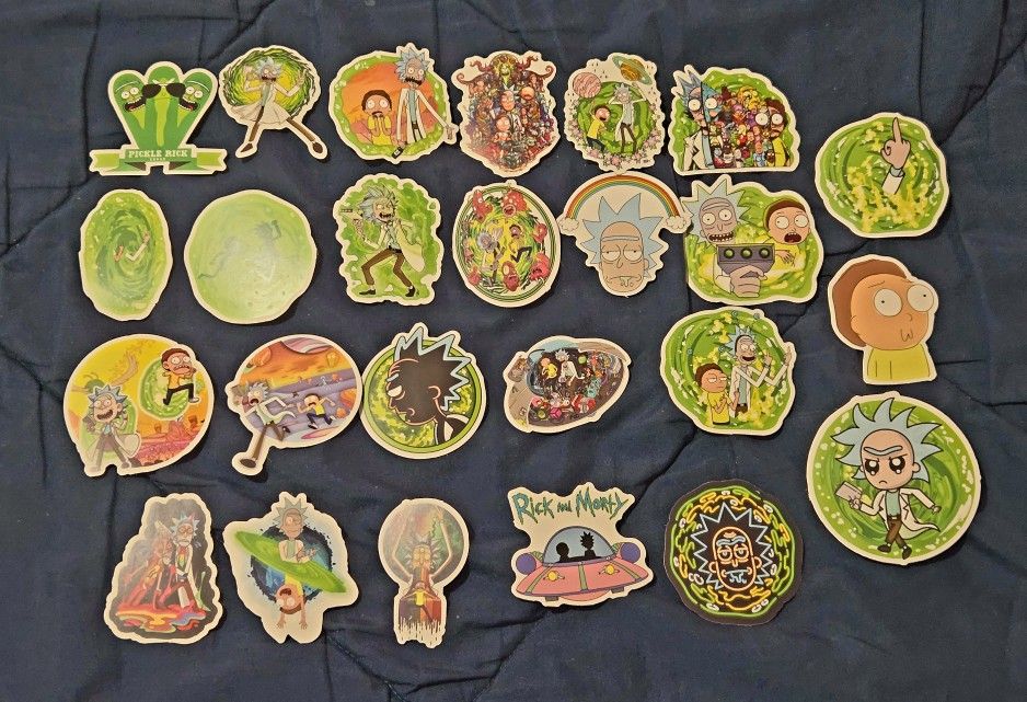 25 Rick And Morty Stickers