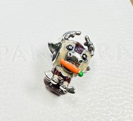 Pandora Christmas Frozen Sven Reindeer Charm, Multi-Color Enamel #794129C01 + FREE Pandora Gift Box + Tag