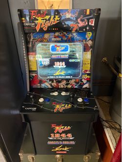 Arcade1Up Final Fight arcade cabinet in decent shape video game 1up 1 up