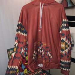 Aztec Hoodie Mens.