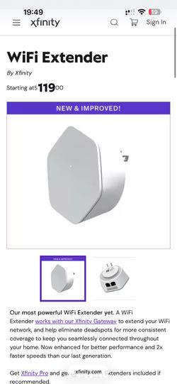 Xfinity pods