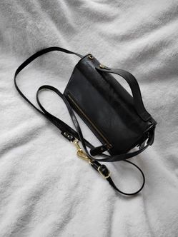 Large Capacity Clutch Wallet with Shoulder Strap , Black
