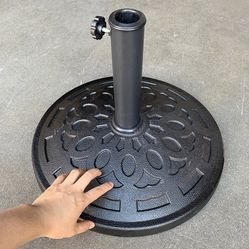 (New in Box) $30 Outdoor Patio Umbrella 19” Base Weight 30lbs, Fit 1.5” pole