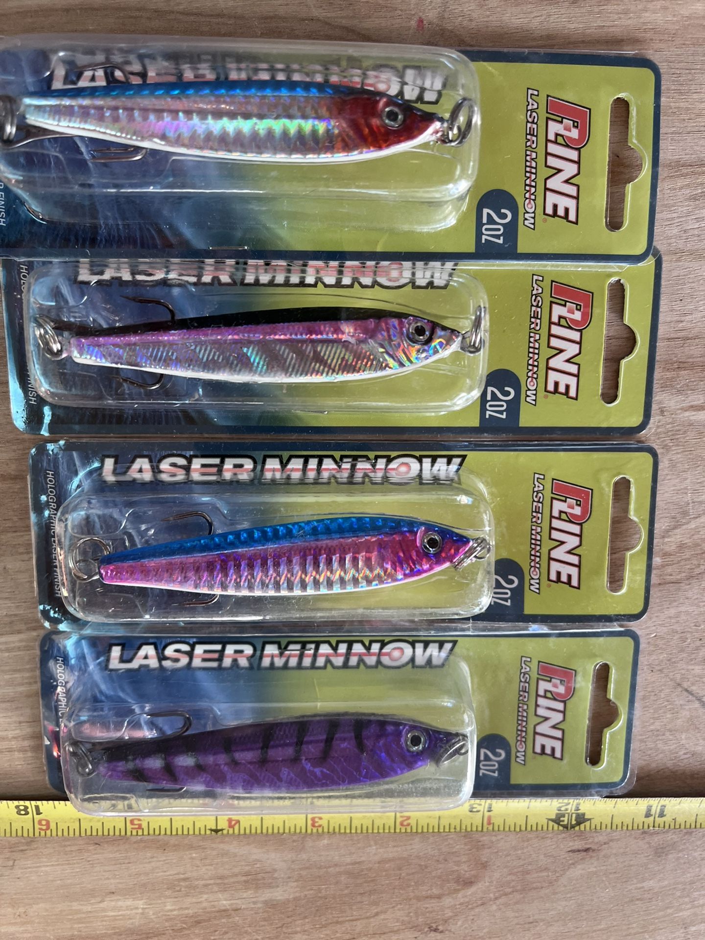 2 oz P-line Minnow megabait-type Jigging lures, tuna, bonito, yellowtail