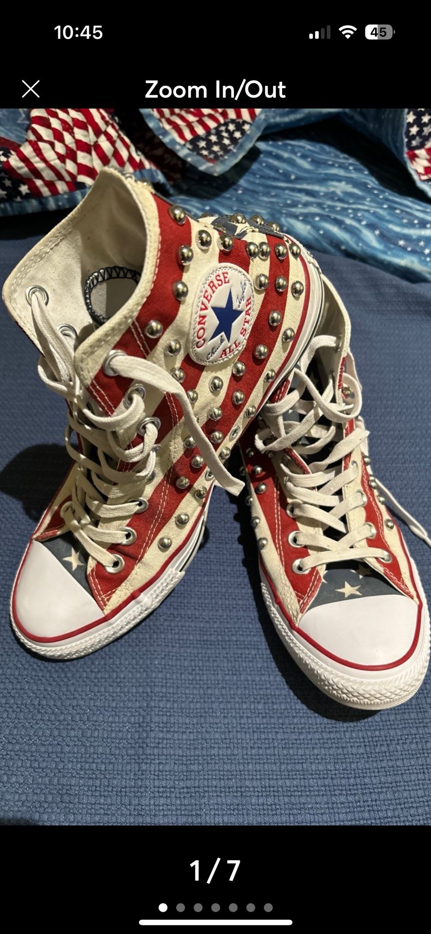Converse Fourth of July shoes