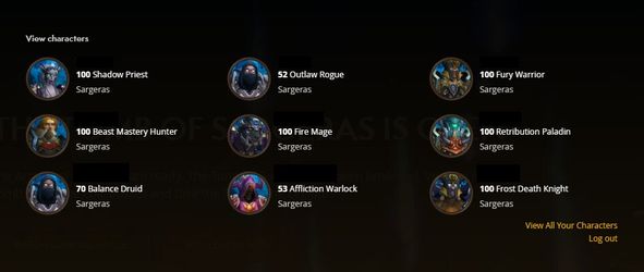 World of Warcraft account