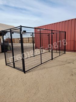 14x5x6 Extra Large Heavy Duty Outdoor Dog Kennel Run 8 Gauge Mesh  Jaula (New)