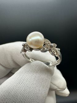 PEARL .925 SILVE RING #34446