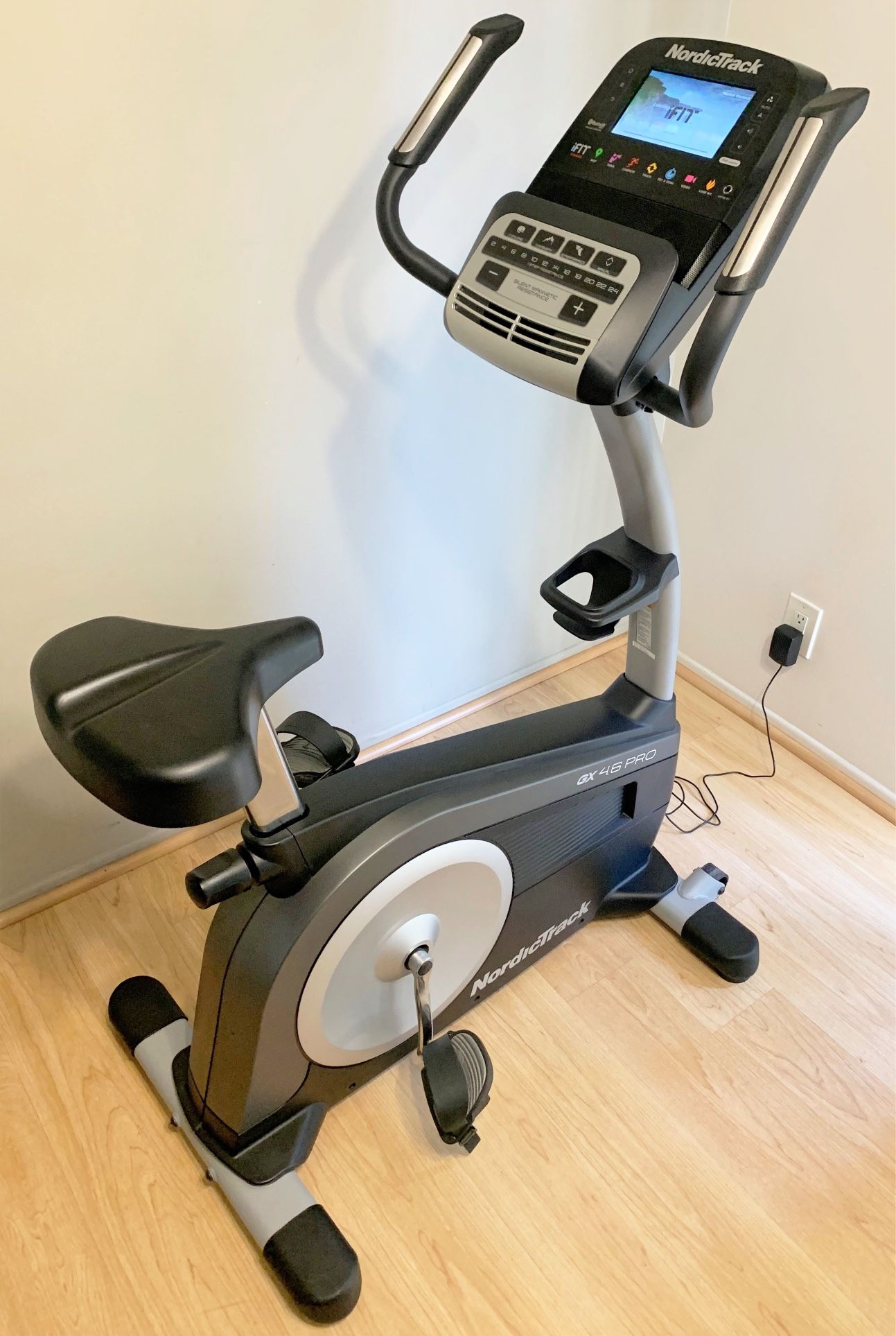 NordicTrack GX 4.6 Pro Indoor Upright Exercise Bike Cycling Gym Bicycle Stationary Fitness Workout