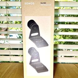 Black Sonos Era 300 Wall Mounts Brand New.