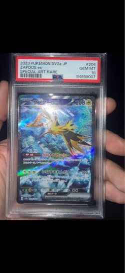 PSA 10 Zapdos ex Special Art Rare 204/165
