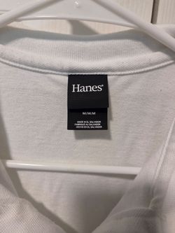 Hanes White T-Shirt Size Medium