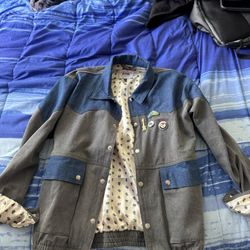 Marty Mycfly Denim Jacket Authentic From The Movie
