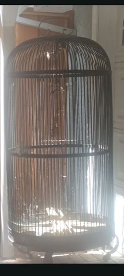 Large iron birdcage