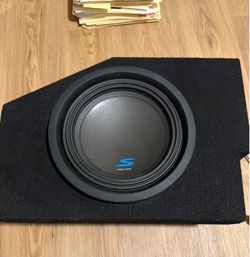 Alpine 10in sub and 500w amp