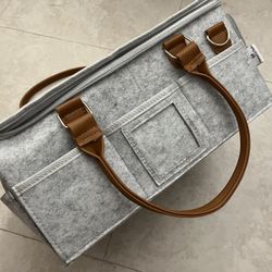 Diaper Caddy With Zipper