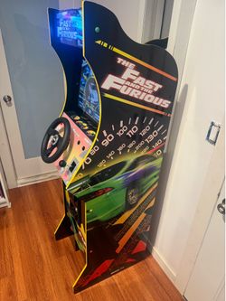 Fast and furious arcade machine