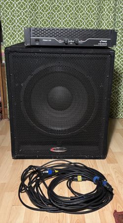 18" subwoofer with amplifier