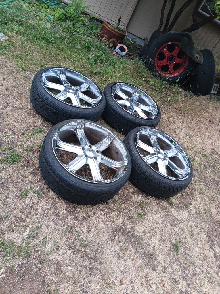 24 Inch Rims 5x5 / 5x127  255/30/24