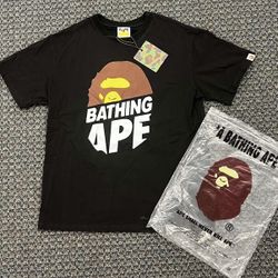 Bape Half Logo Half Ape Shirt