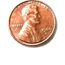 The Super Rare 1969D Penny.variaty