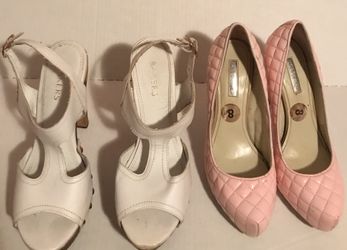 2 pairs of Designer Heels ! Both are a size 8!