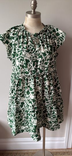 Cotton Dress short sleeves size large